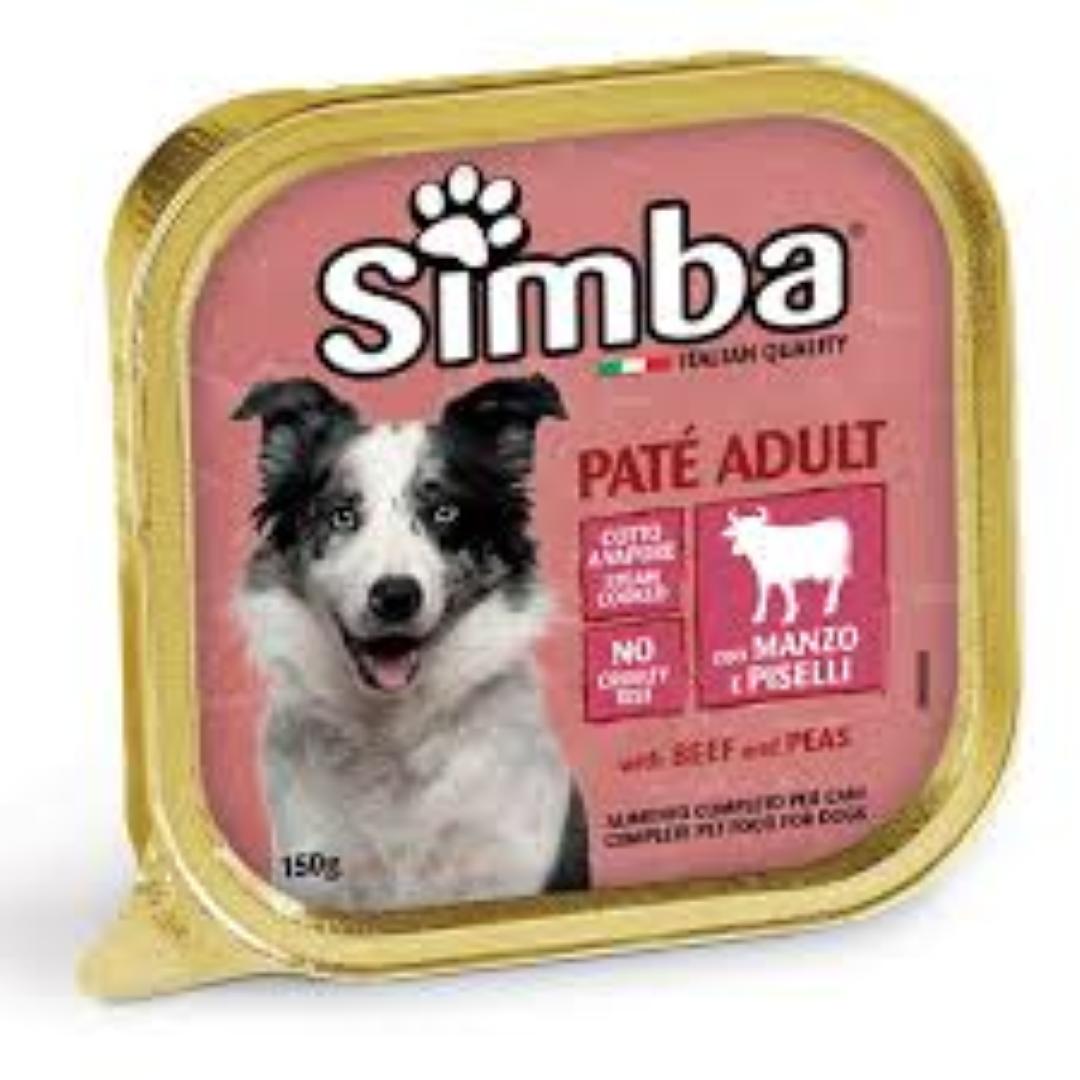 SIMBA DOG PATE BEEF N PEAS 300G